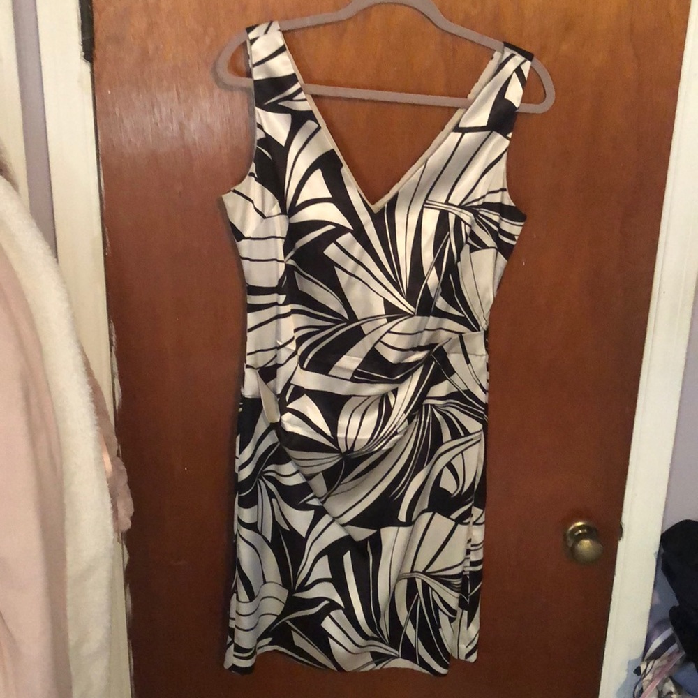 Black & white cocktail dress